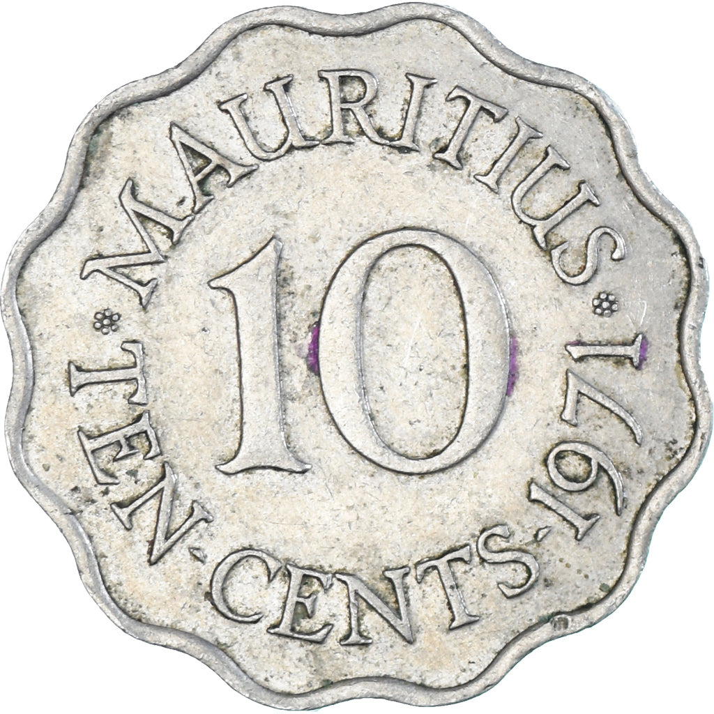 Moneda, Mauricio, 10 Cents, 1971