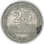 Munten, Ceylon, 25 Cents, 1963