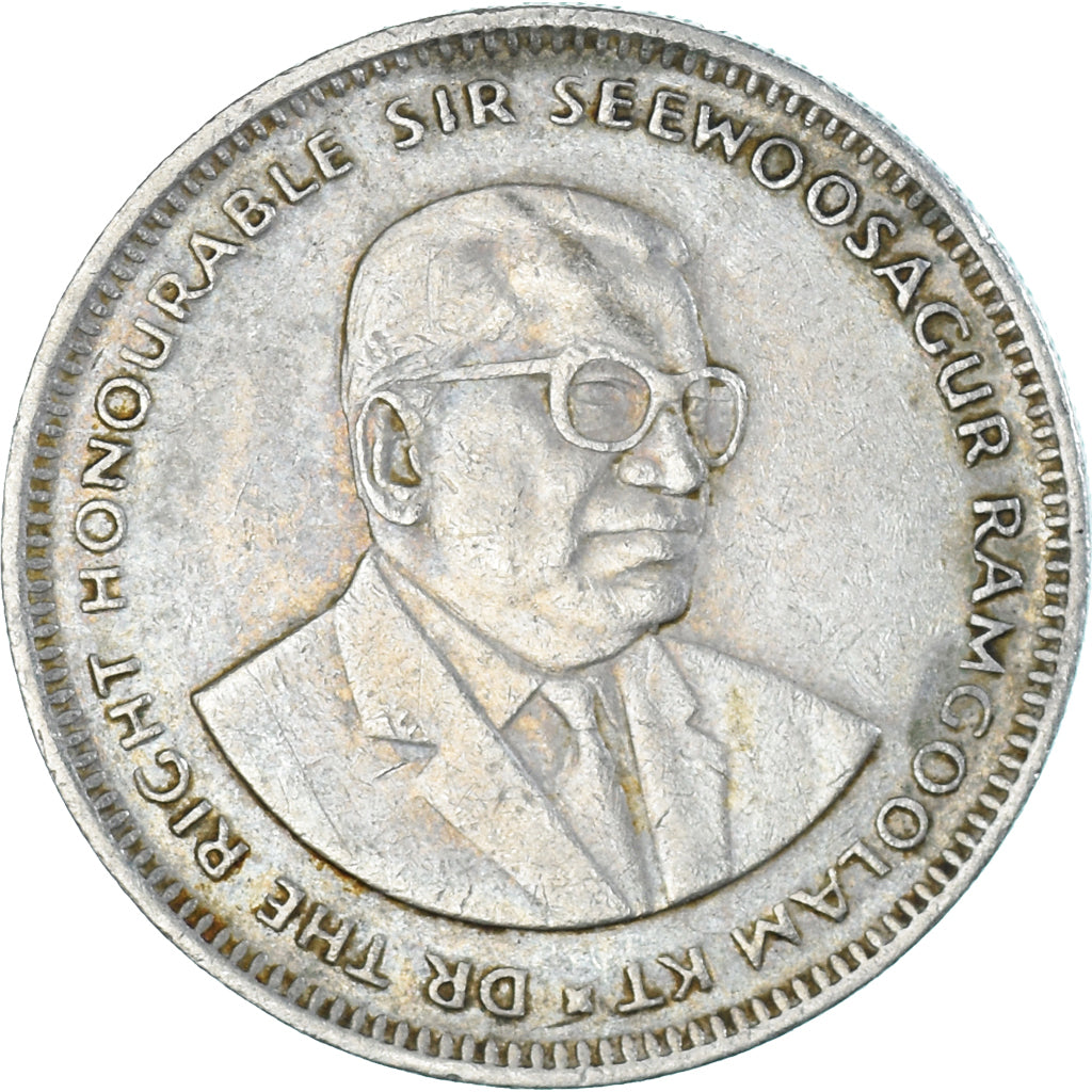Moneda, Mauricio, Rupee, 1987