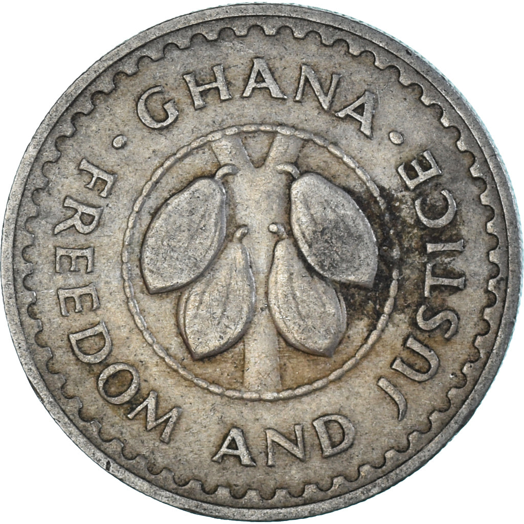 Coin, Ghana, 10 Pesewas, 1967