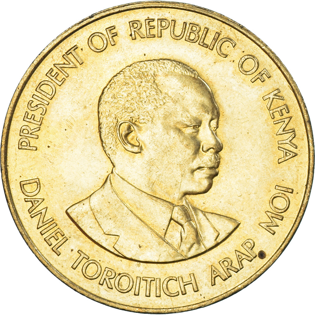 Coin, Kenya, 10 Cents, 1986
