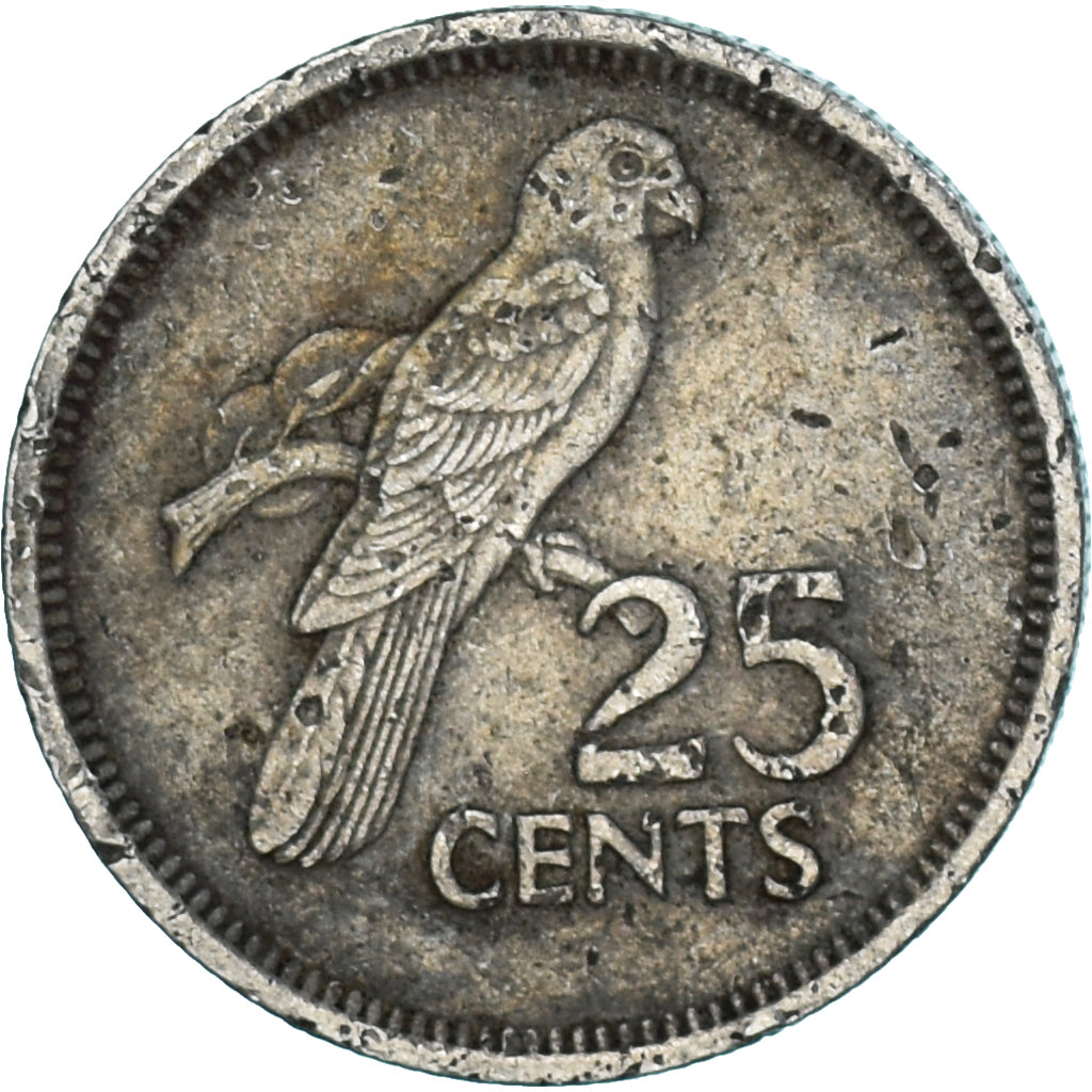 Monnaie, Seychelles, 25 Cents, 1982