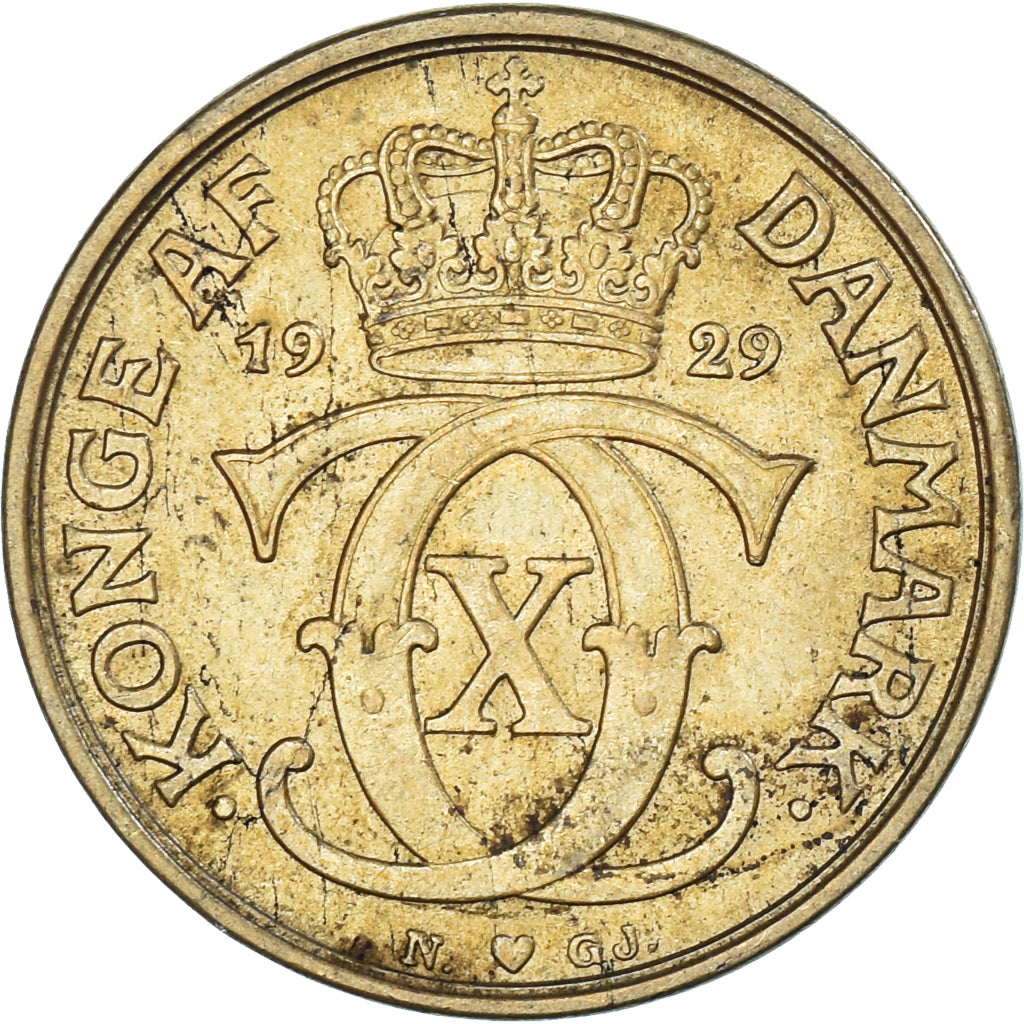 Moneda, Dinamarca, Krone, 1929