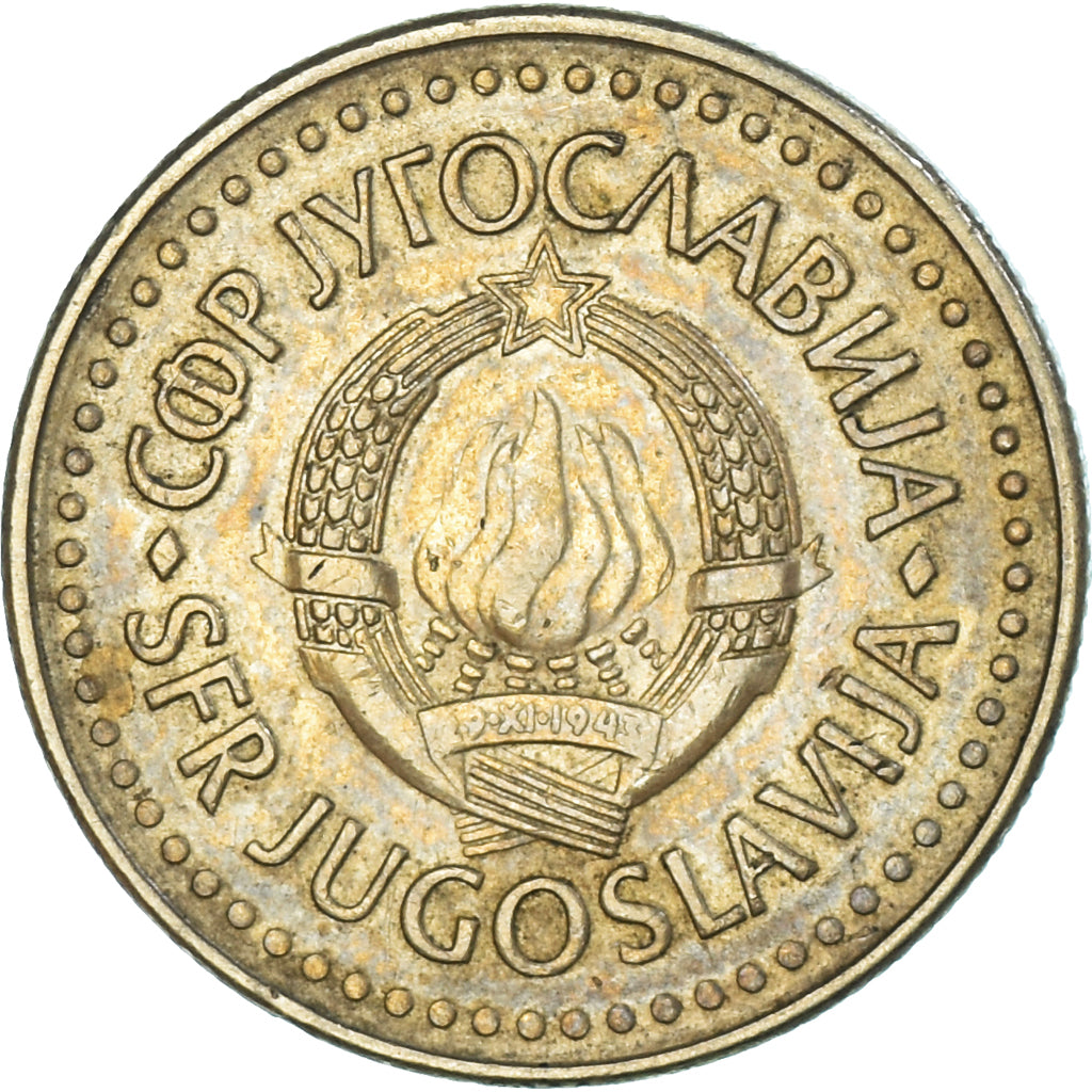 Münze, Jugoslawien, 5 Dinara, 1984