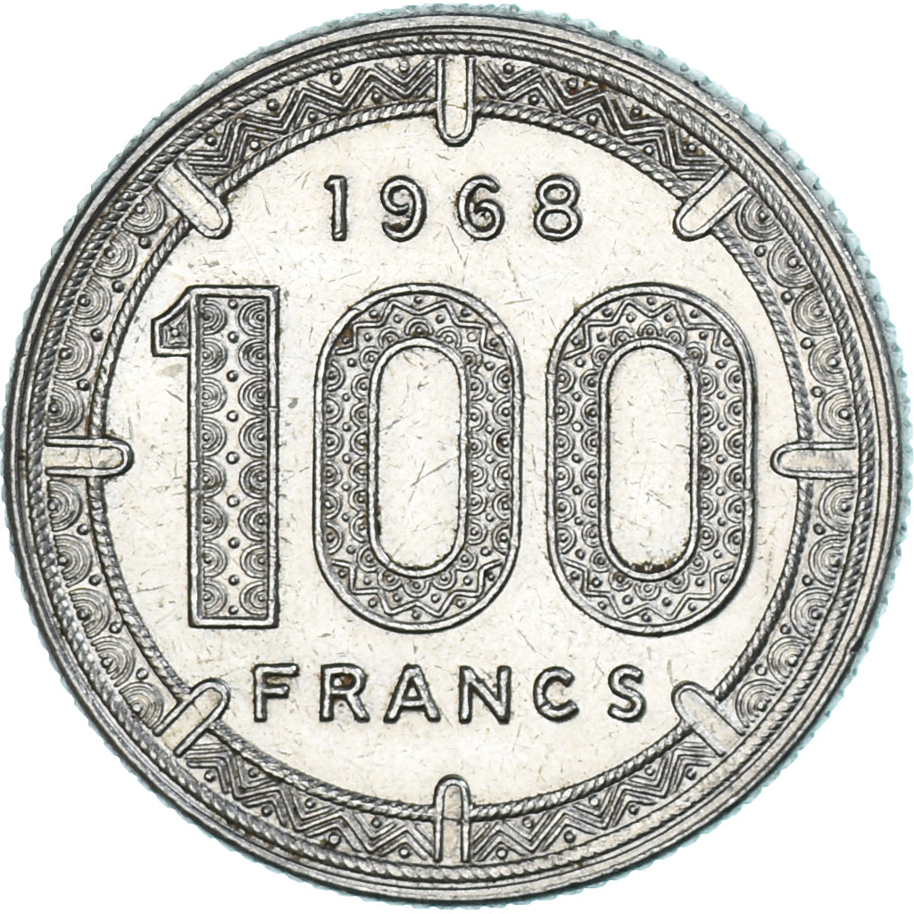 Münze, Kamerun, 100 Francs, 1968