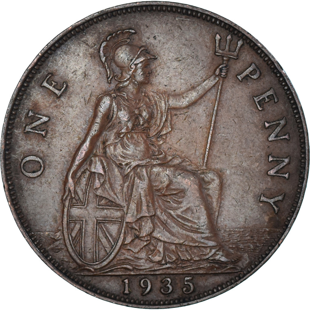 Monnaie, Grande-Bretagne, Penny, 1935