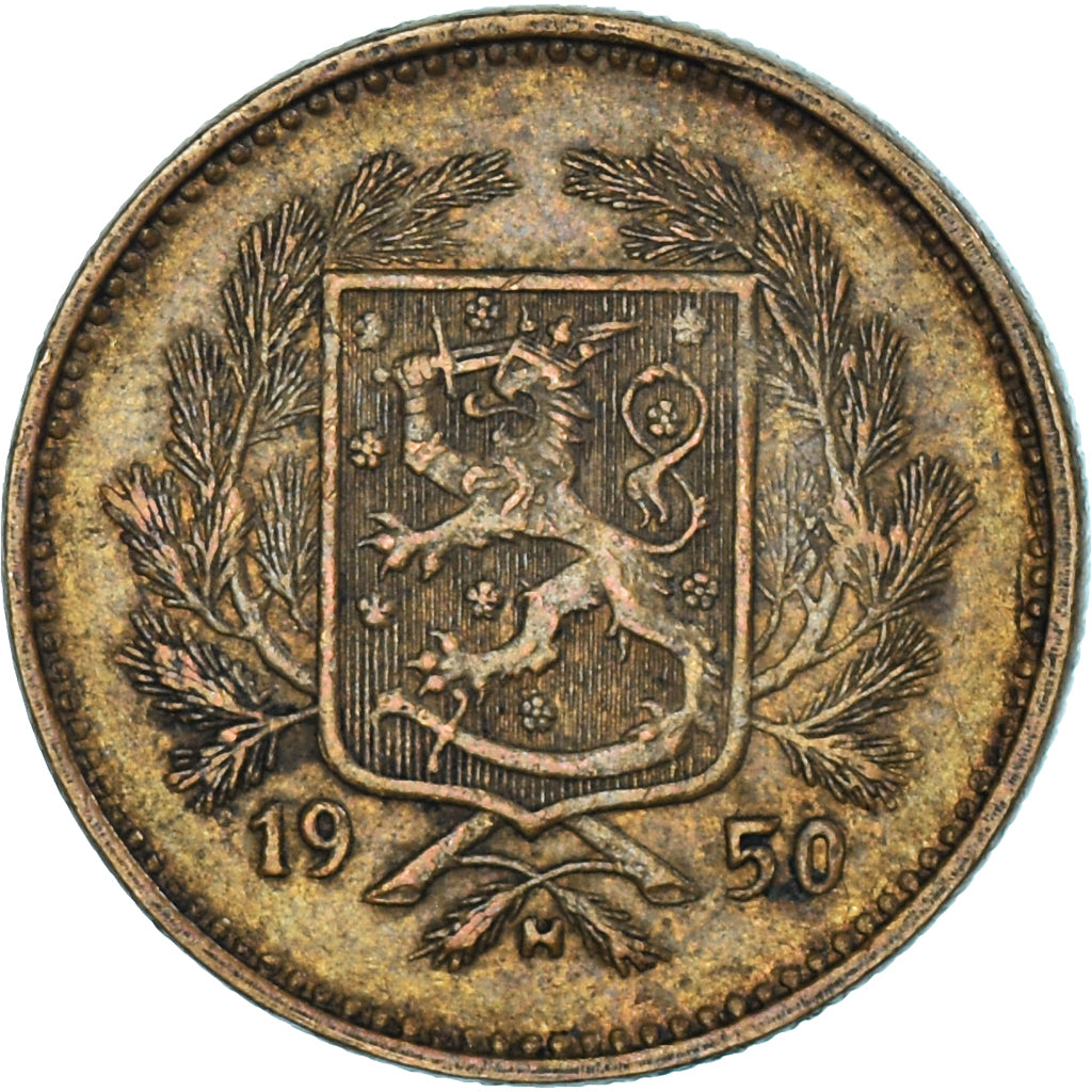 Moeda, Finlândia, 5 Markkaa, 1950