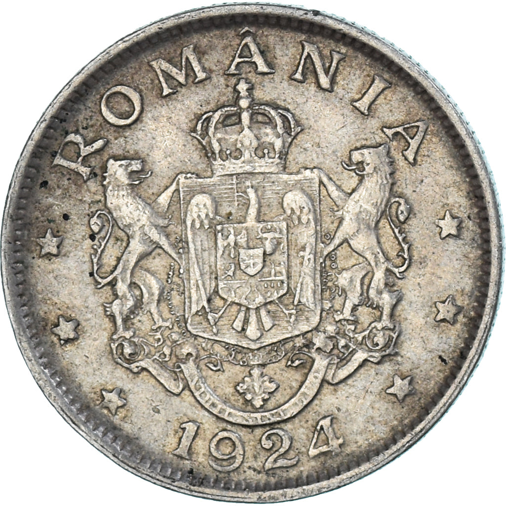 Coin, Romania, 2 Lei, 1924