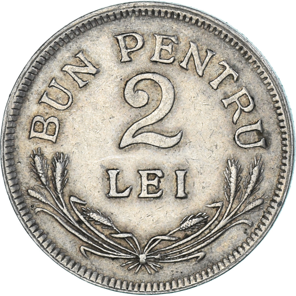 Coin, Romania, 2 Lei, 1924