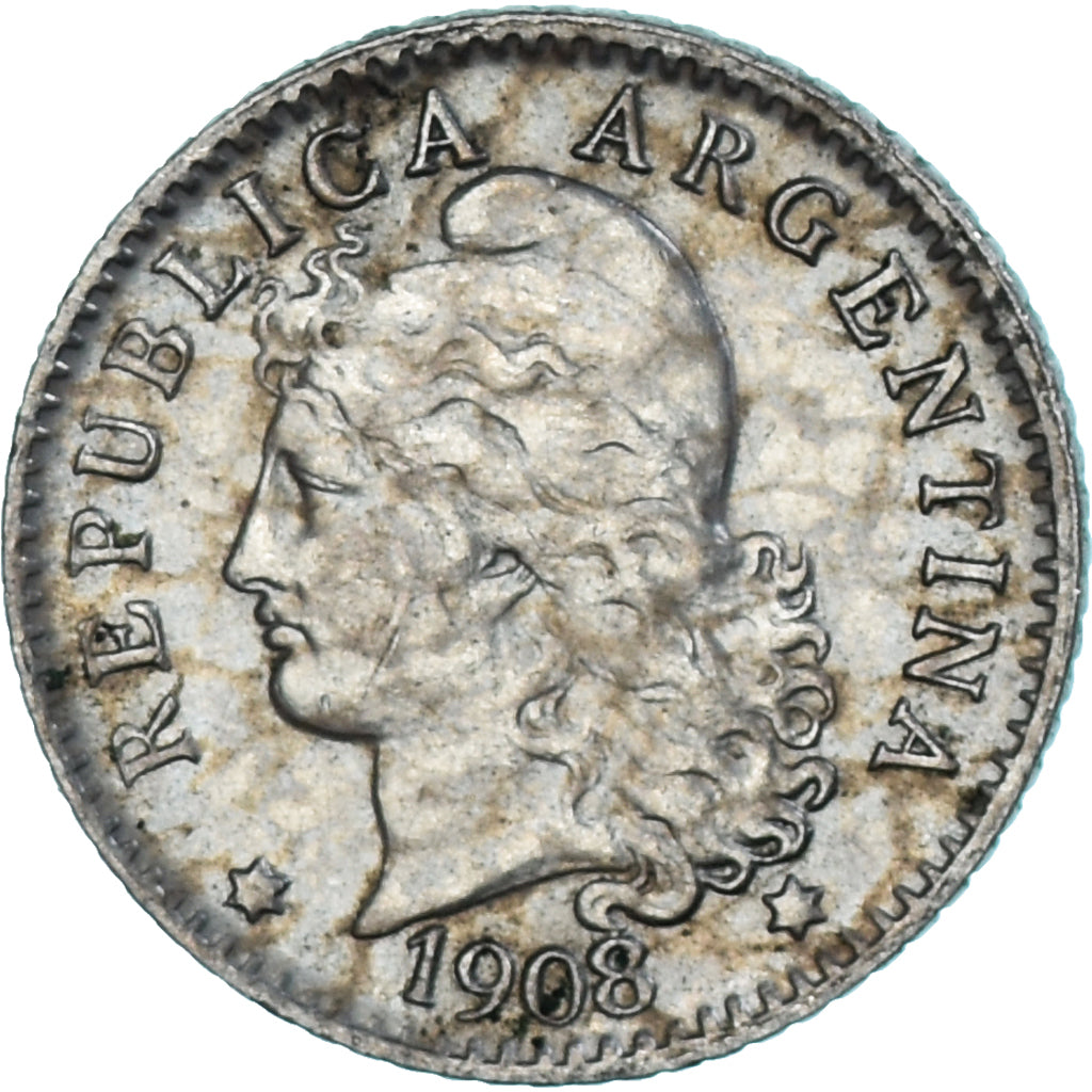 Coin, Argentina, 5 Centavos, 1908