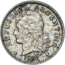 Coin, Argentina, 5 Centavos, 1908