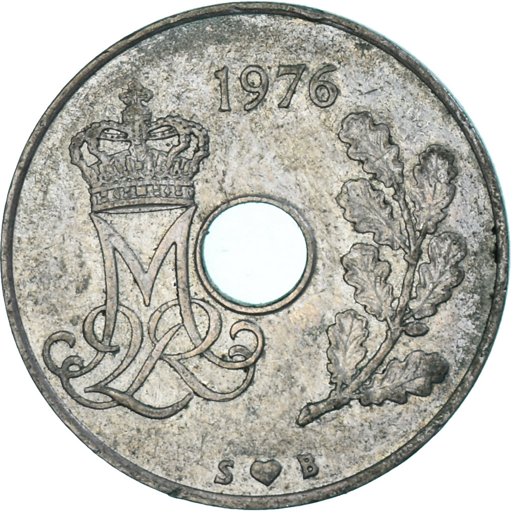 Monnaie, Danemark, 25 Öre, 1976