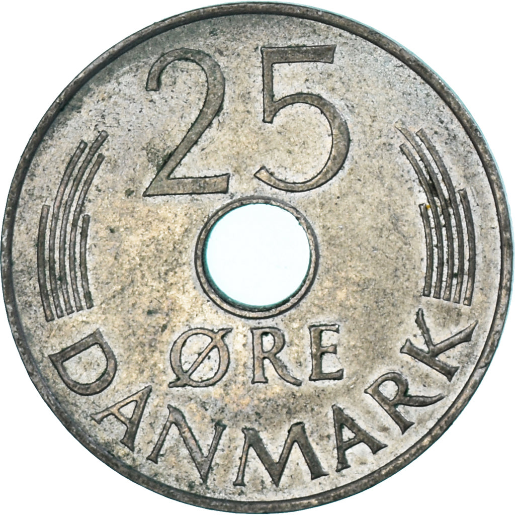 Monnaie, Danemark, 25 Öre, 1976