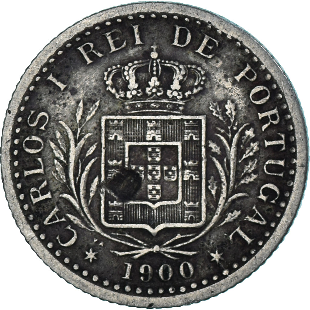 Moeda, Portugal, 100 Reis, 1900