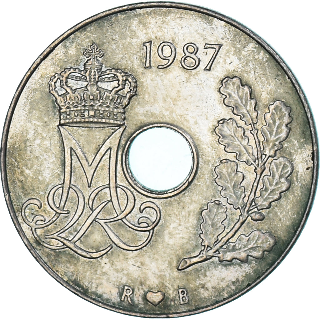 Monnaie, Danemark, 25 Öre, 1987