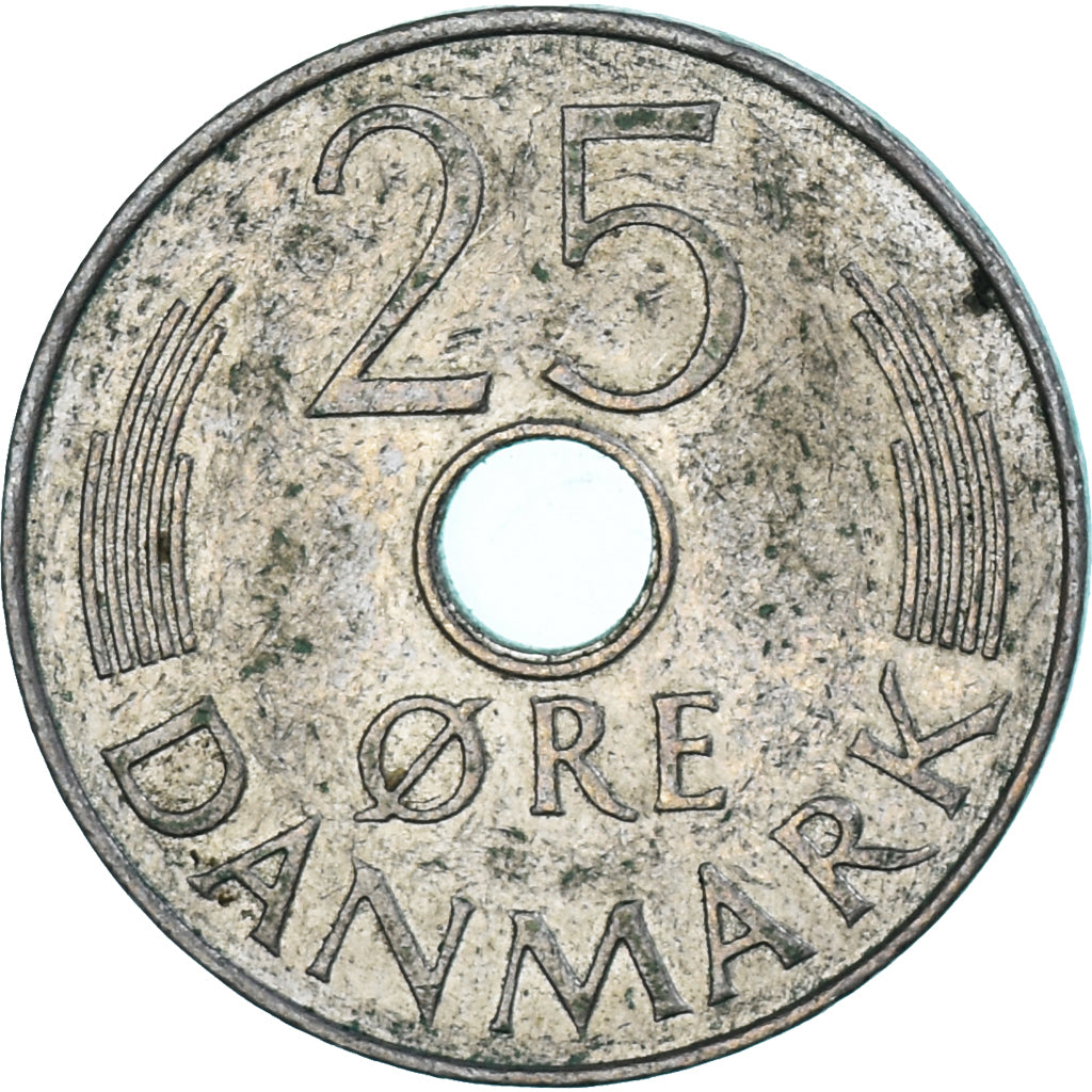 Monnaie, Danemark, 25 Öre, 1986