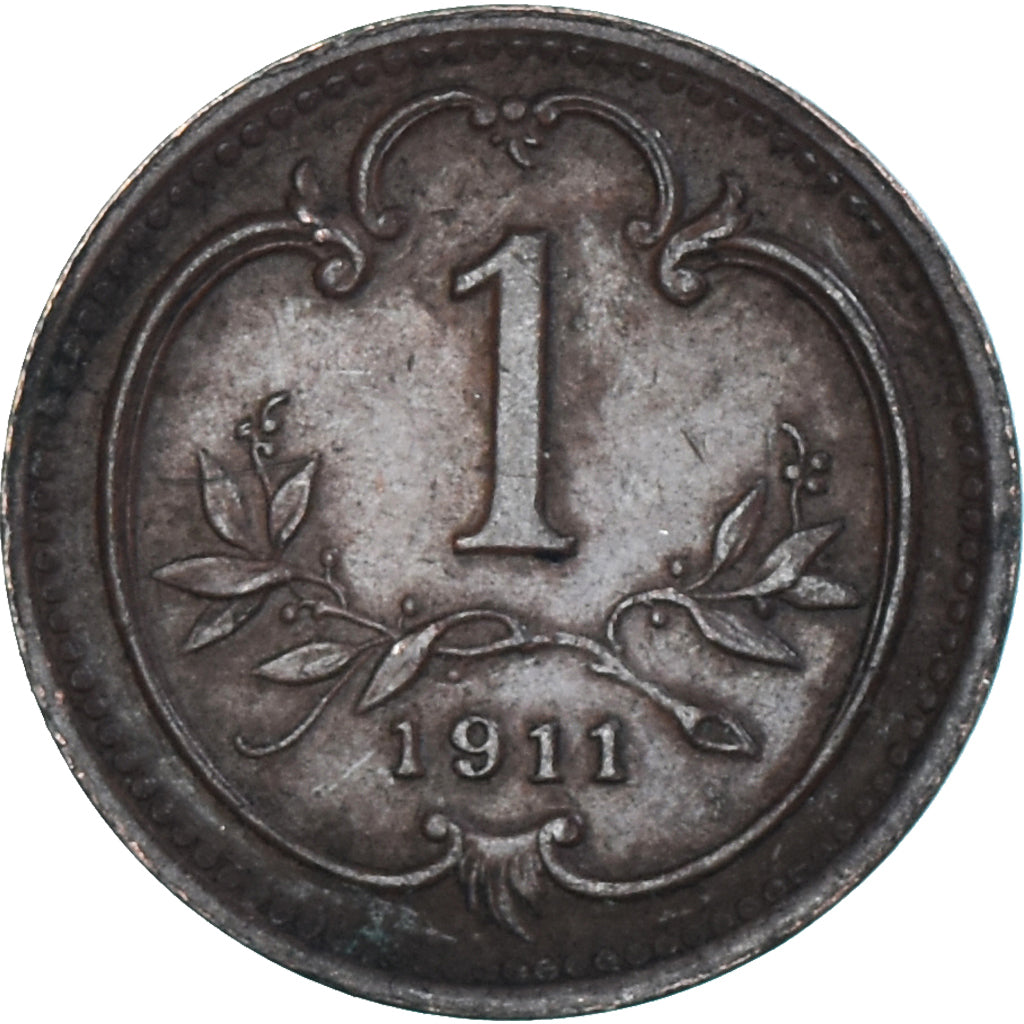Monnaie, Autriche, Heller, 1911