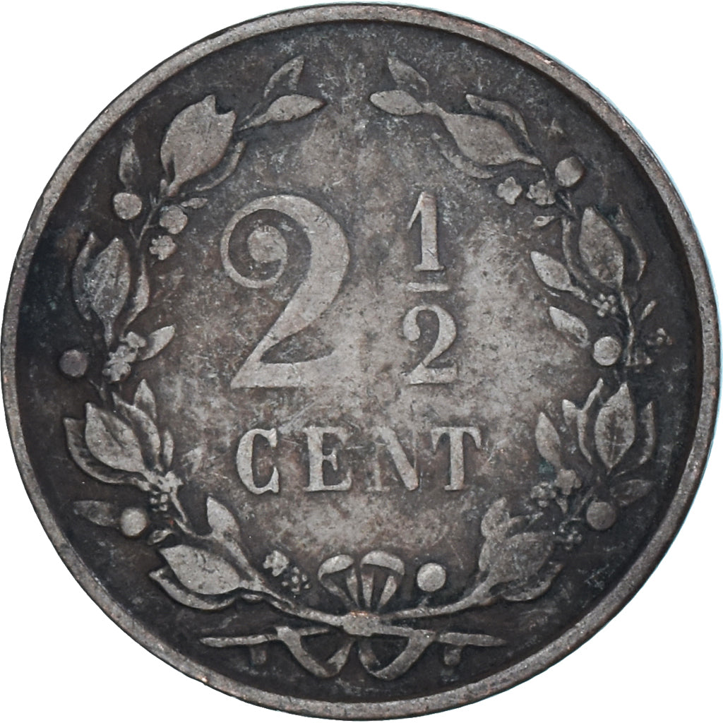Munten, Nederland, 2-1/2 Cent, 1886