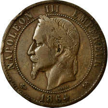 Coin, France, Napoleon III, Napoléon III, 10 Centimes, 1864, Bordeaux