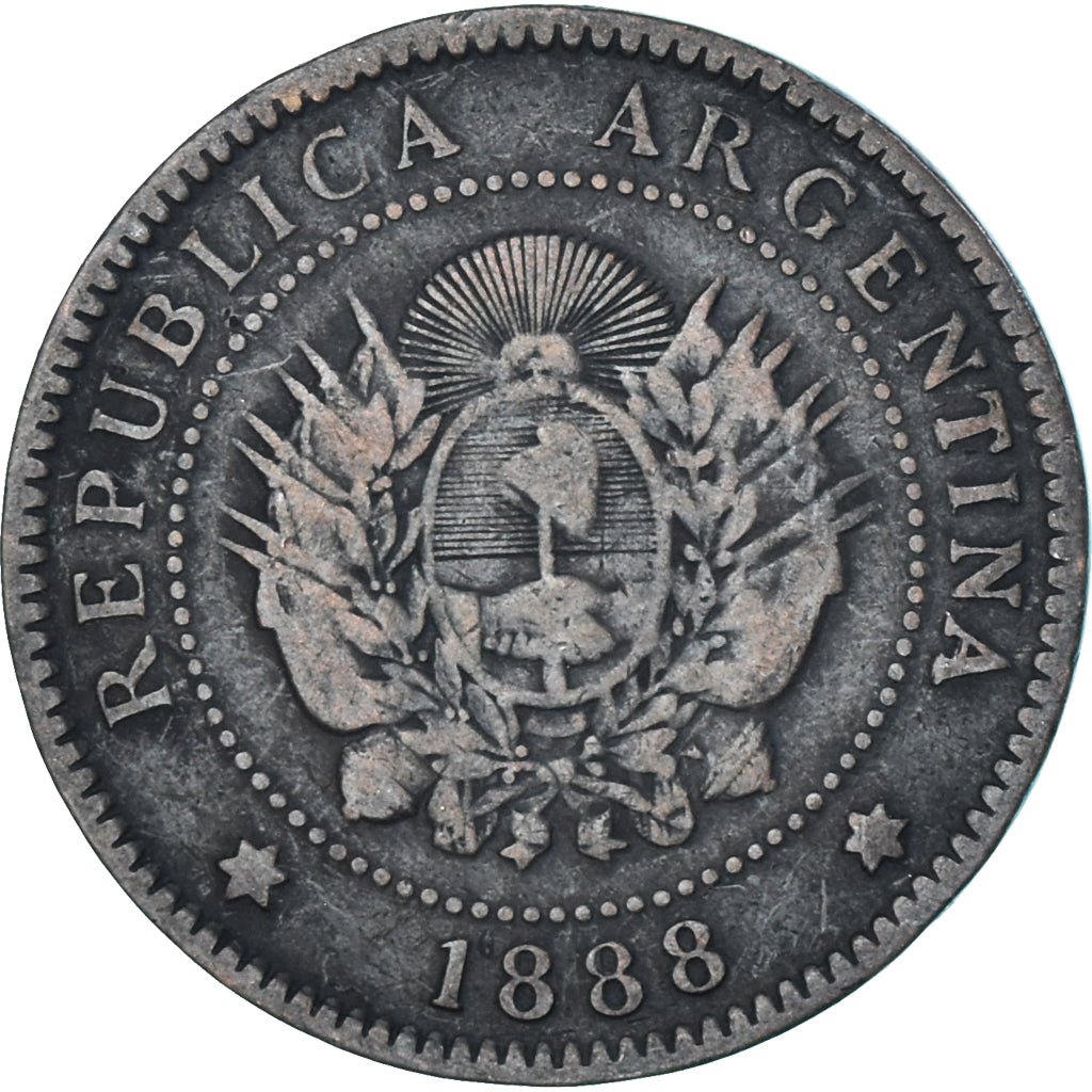 Munten, Argentinië, Centavo, 1888