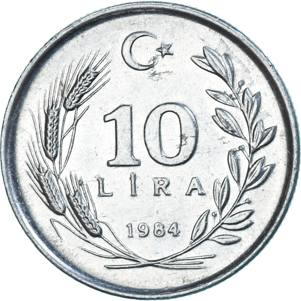 Münze, Türkei, 10 Lira, 1984