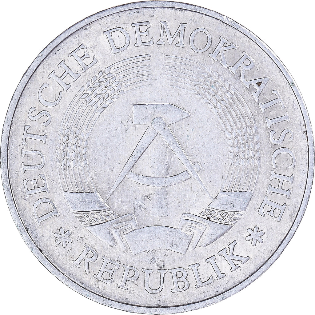 Munten, Duitse Democratische Republiek, 1 Mark, 1977
