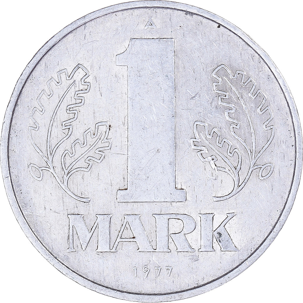Munten, Duitse Democratische Republiek, 1 Mark, 1977