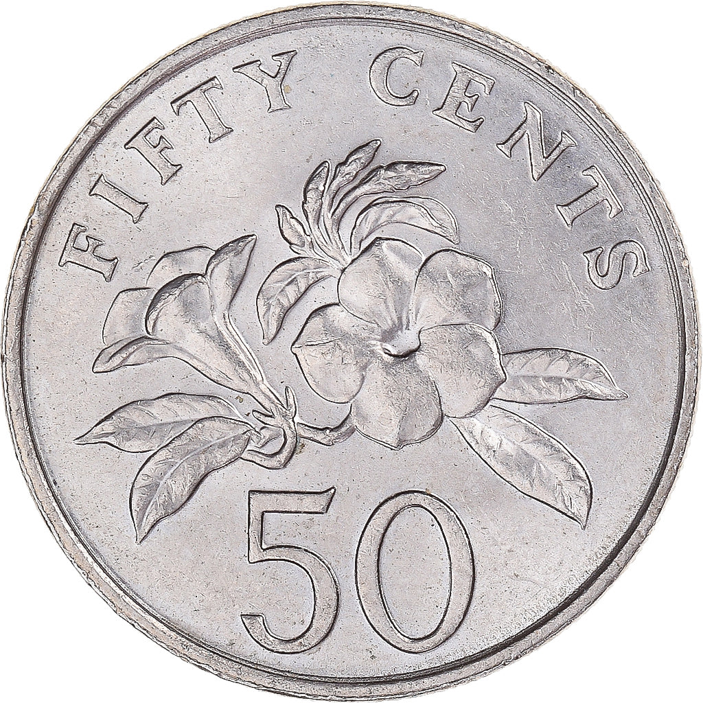 Munten, Singapur, 50 Cents, 1987