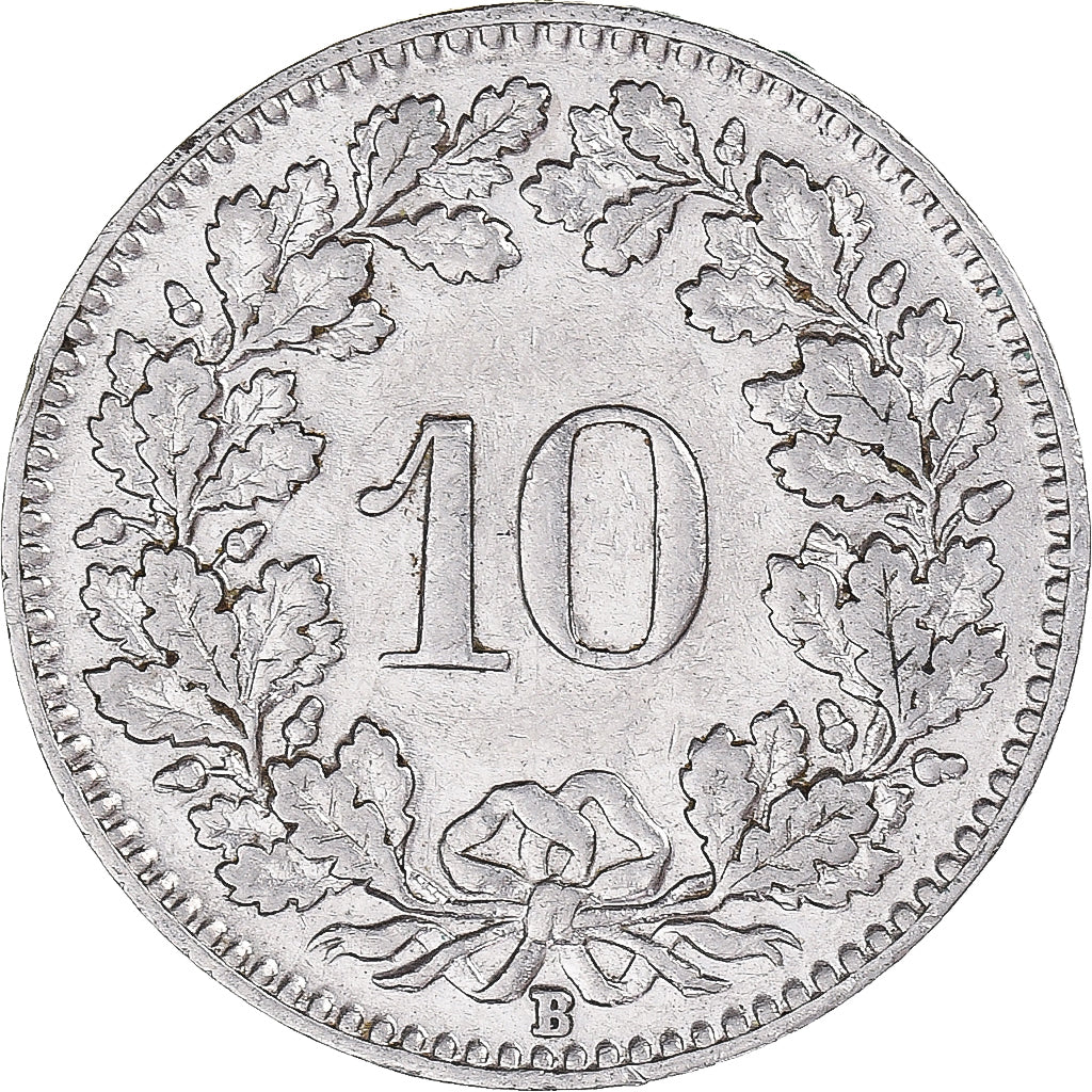 Munten, Zwitserland, 10 Rappen, 1938