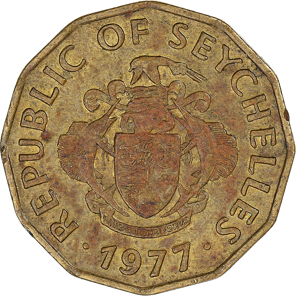 Moneda, Seychelles, 10 Cents, 1977