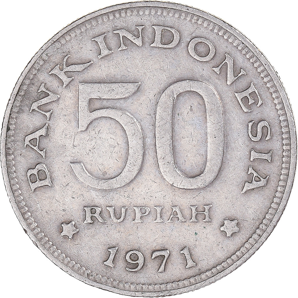 Munten, Indonesië, 50 Rupiah, 1971