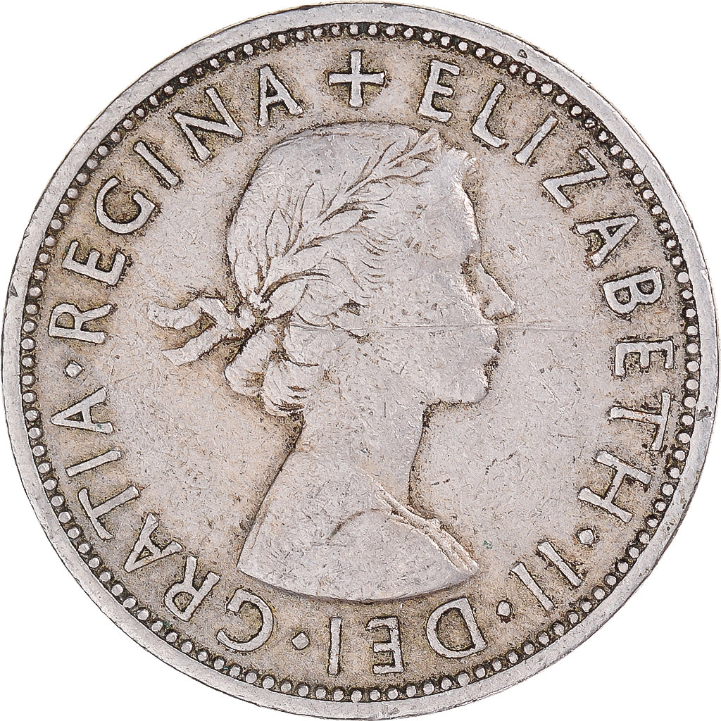 Monnaie, Grande-Bretagne, Florin, Two Shillings, 1956