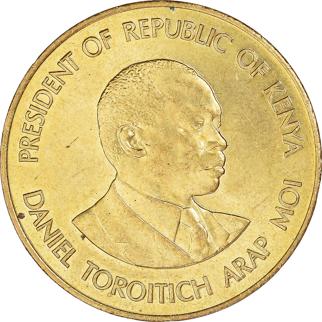 Moneta, Kenya, 10 Cents, 1984