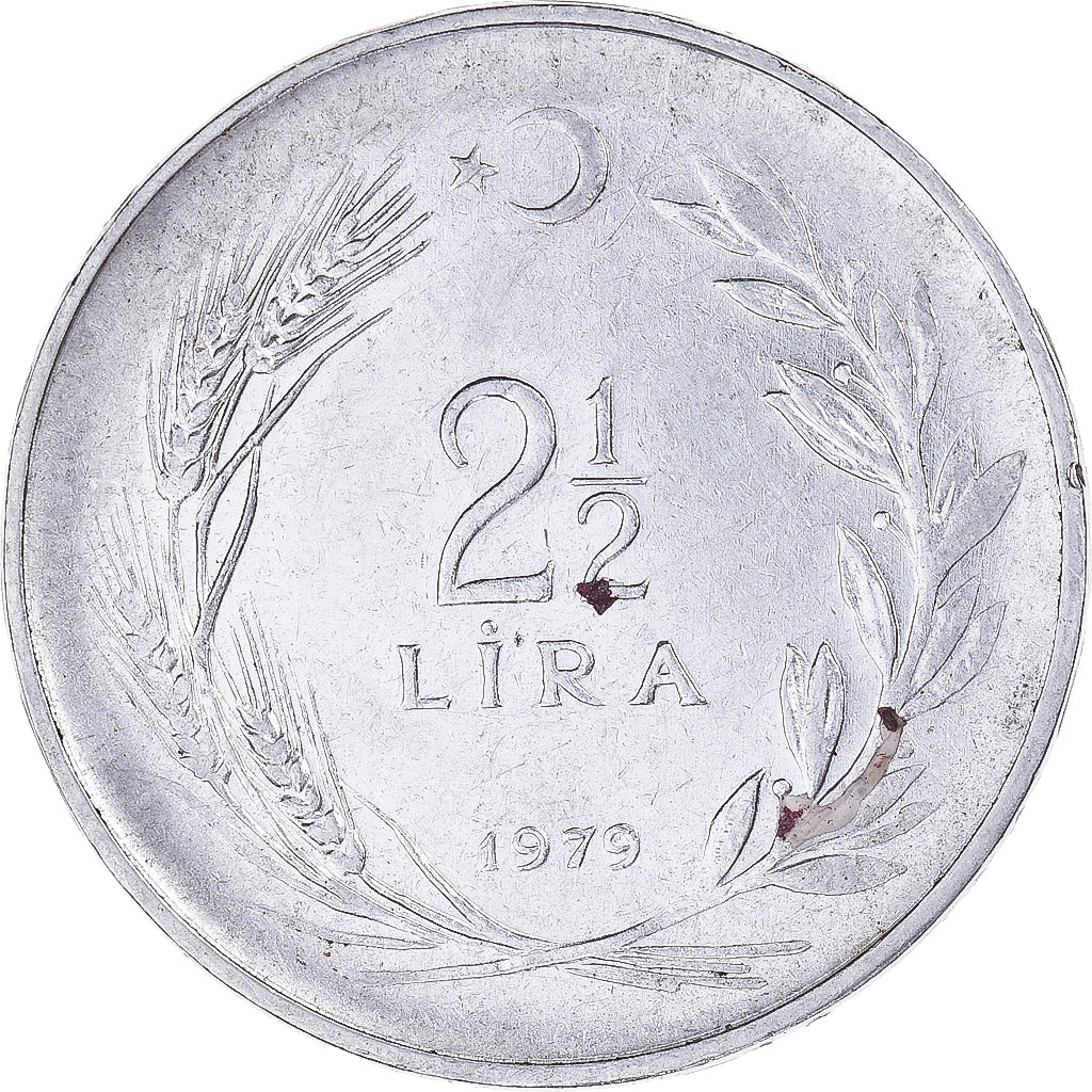 Monnaie, Turquie, 2-1/2 Lira, 1979