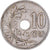 Moeda, Bélgica, 10 Centimes, 1926