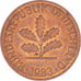 Coin, Germany, 2 Pfennig, 1983