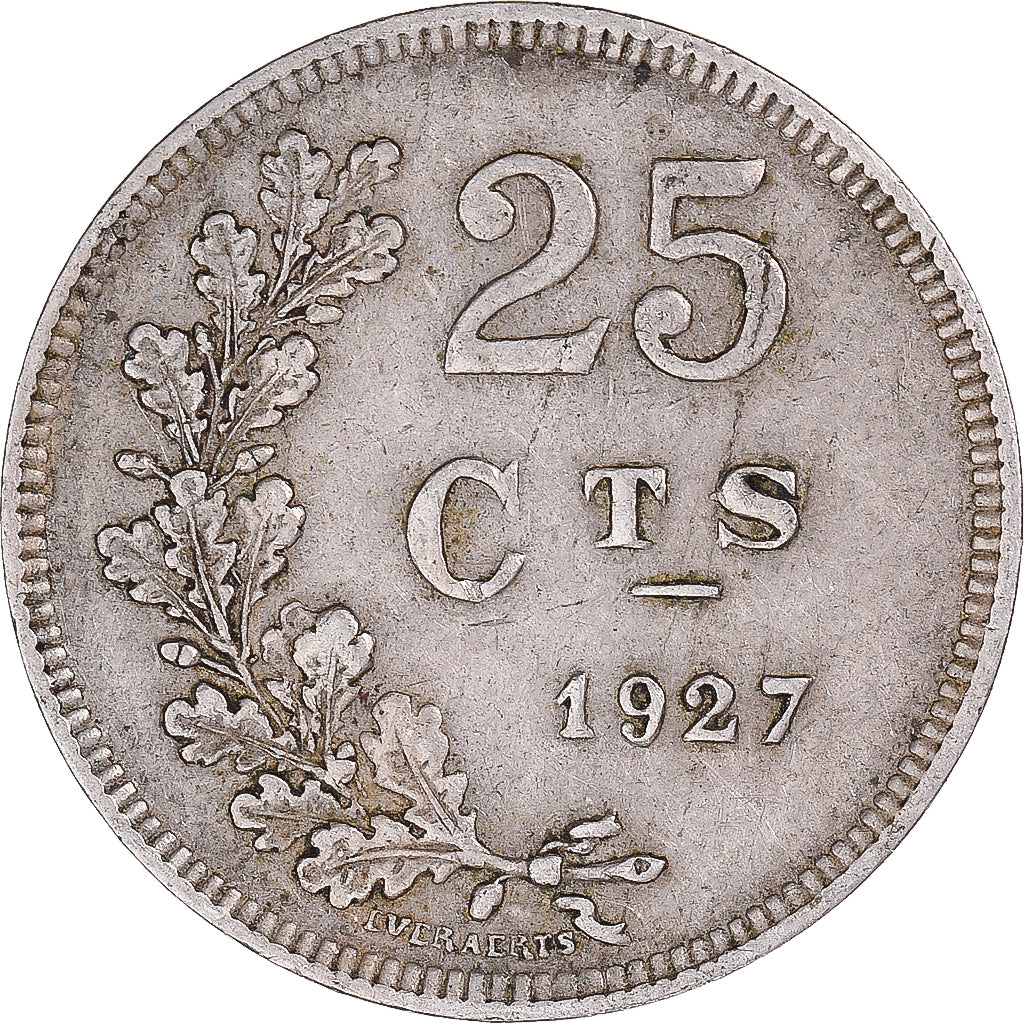 Münze, Luxemburg, 25 Centimes, 1927