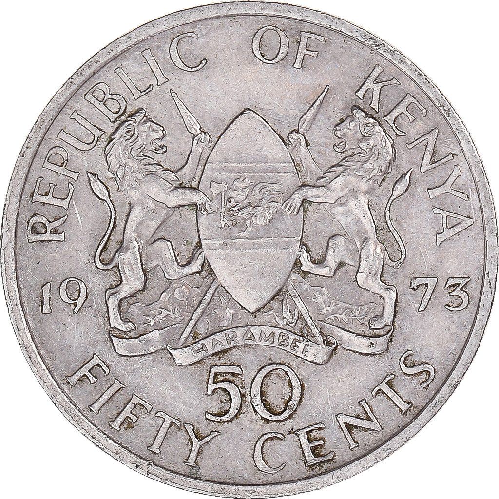 Moneta, Kenia, 50 Cents, 1973