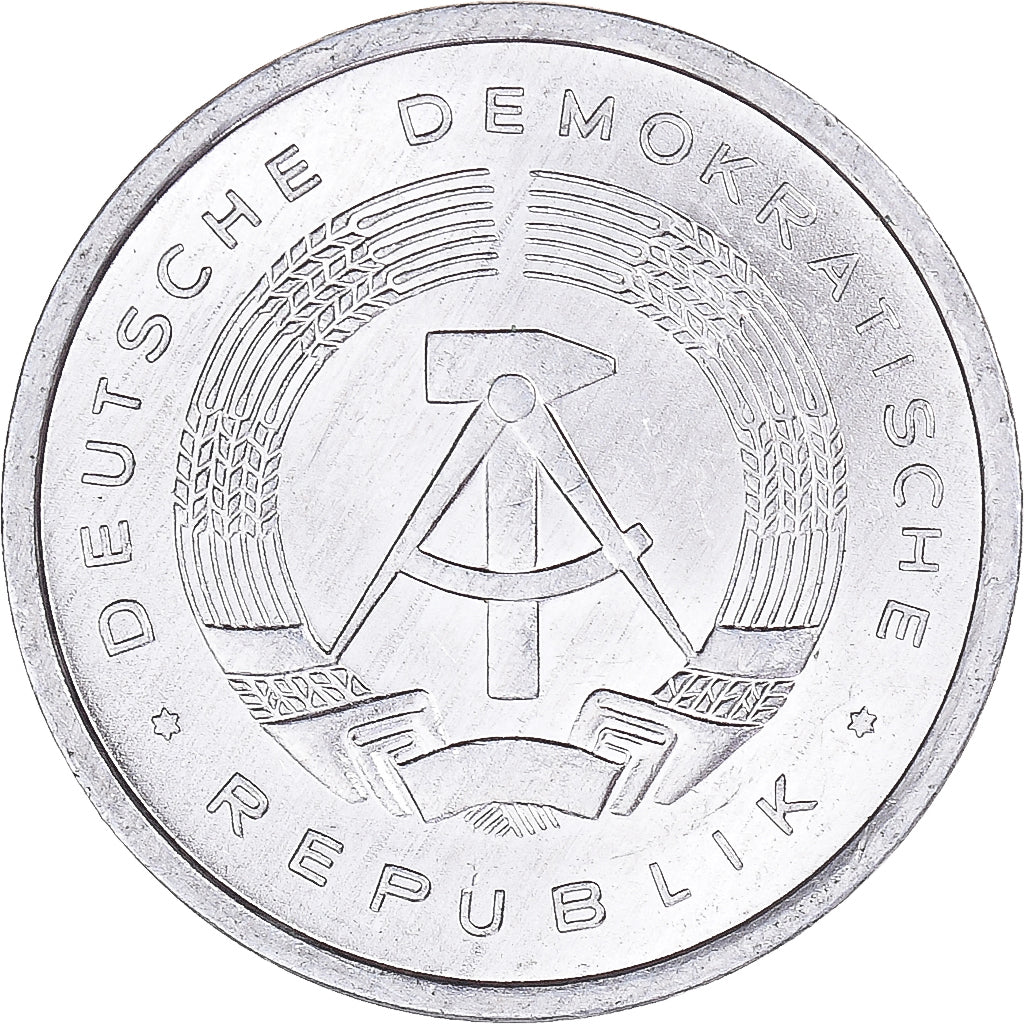 Moneta, REPUBBLICA DEMOCRATICA TEDESCA, 5 Pfennig, 1981