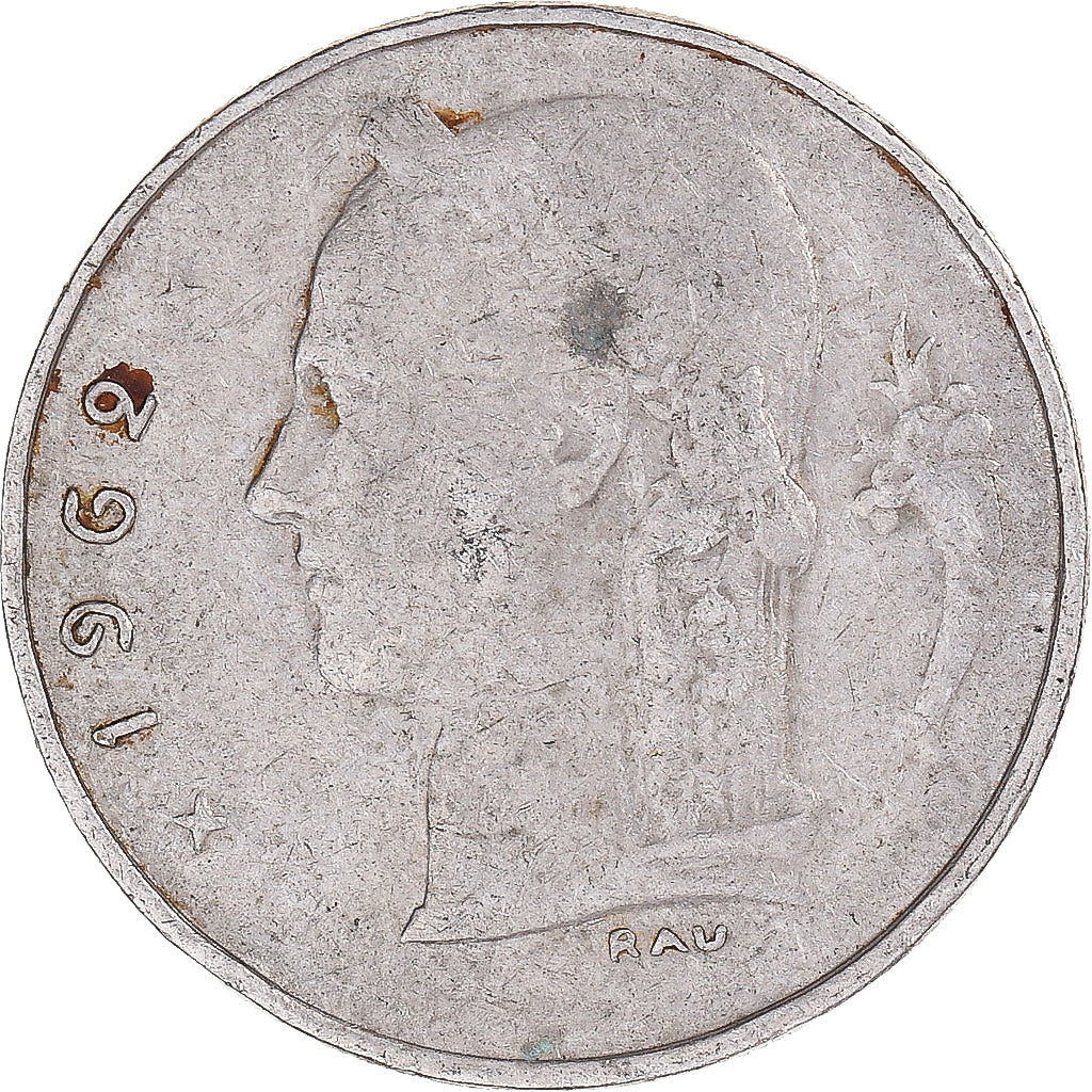 Coin, Belgium, Franc, 1962
