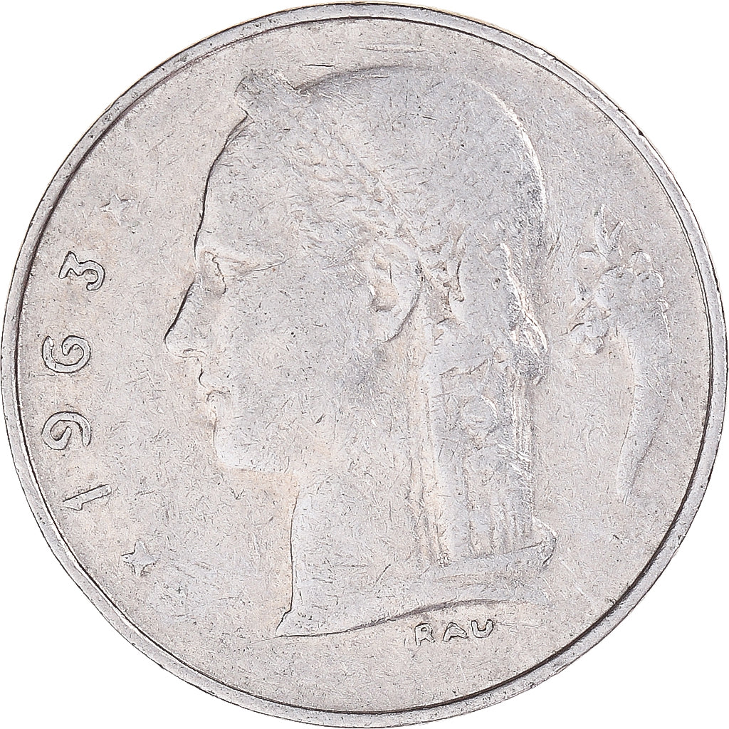 Coin, Belgium, Franc, 1963