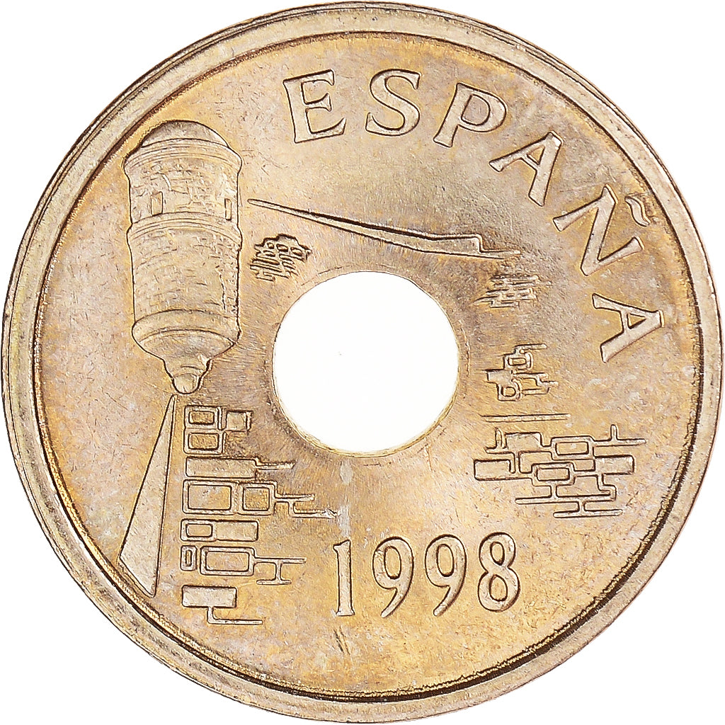 Moneta, Hiszpania, 25 Pesetas, 1998