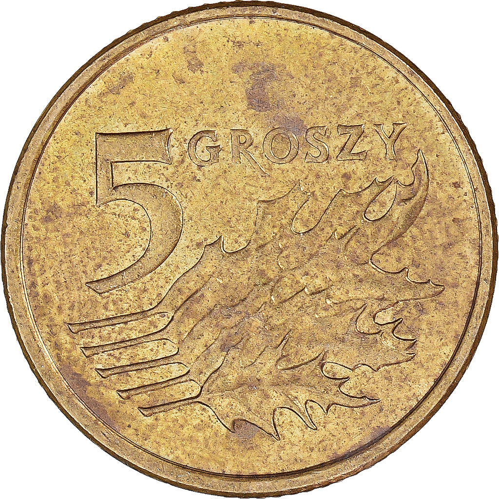 Moneta, Polonia, 5 Groszy, 2006