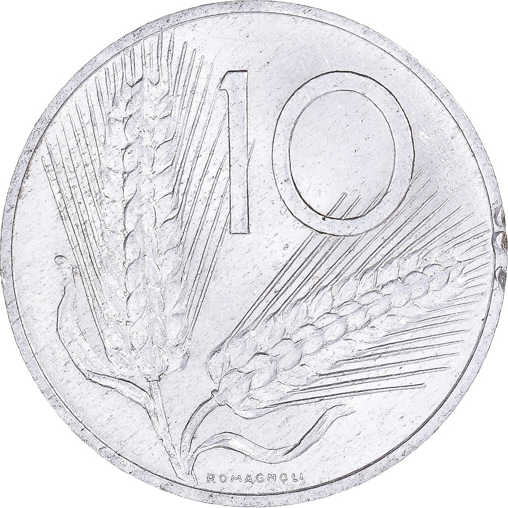 Moneda, Italia, 10 Lire, 1970