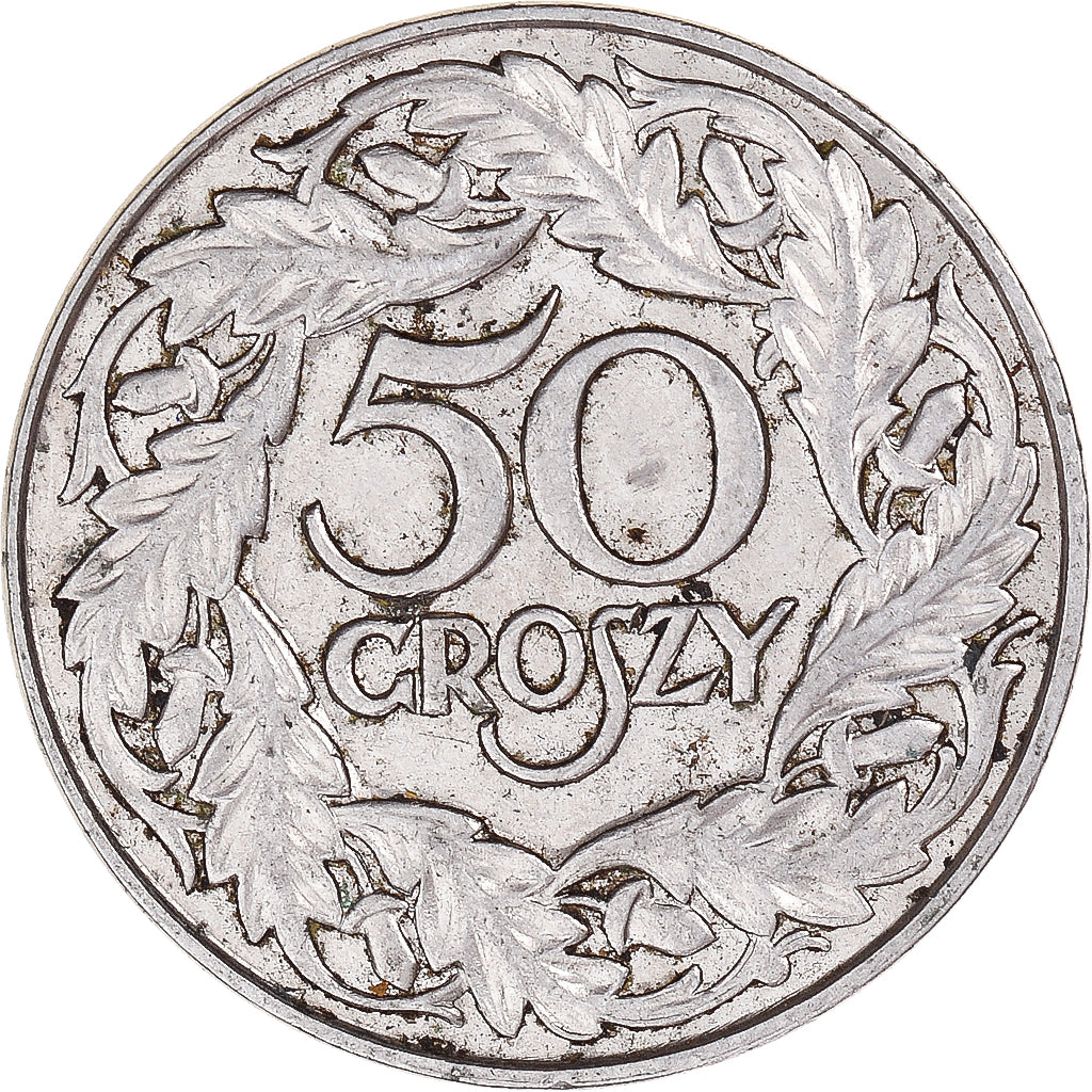 Moneta, Polonia, 50 Groszy, 1923