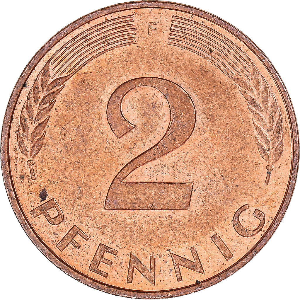 Munten, Duitsland, 2 Pfennig, 1985