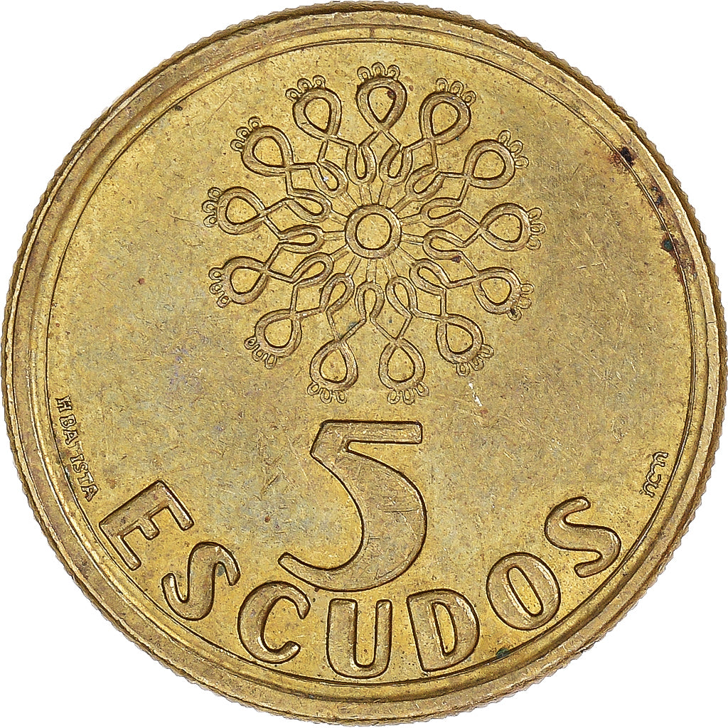Münze, Portugal, 5 Escudos, 1999