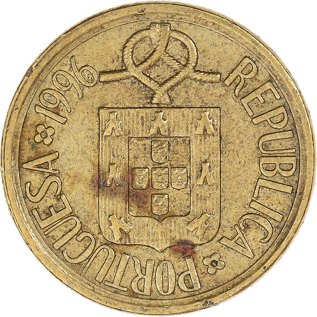 Münze, Portugal, 5 Escudos, 1996