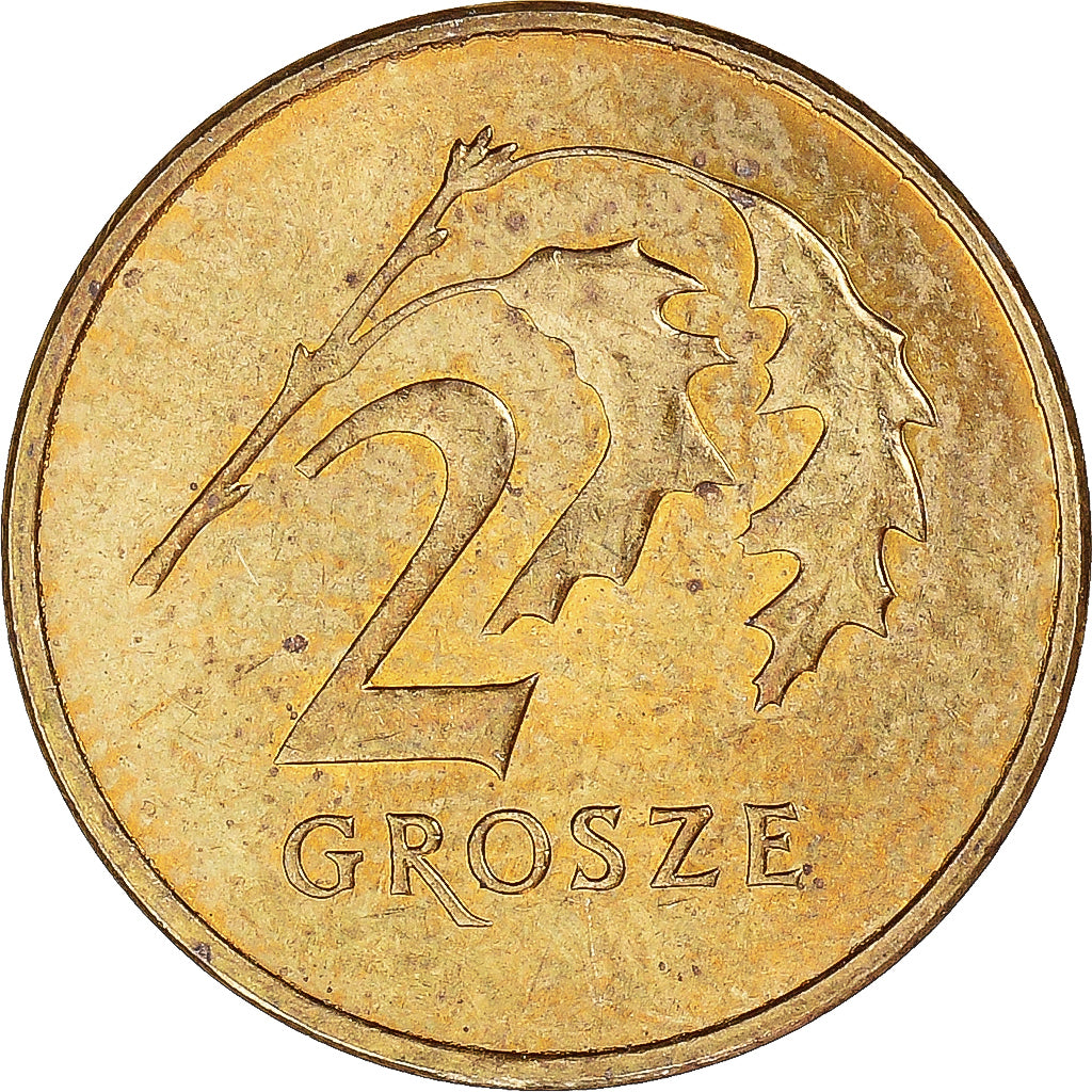 Moneda, Polonia, 2 Grosze, 2006