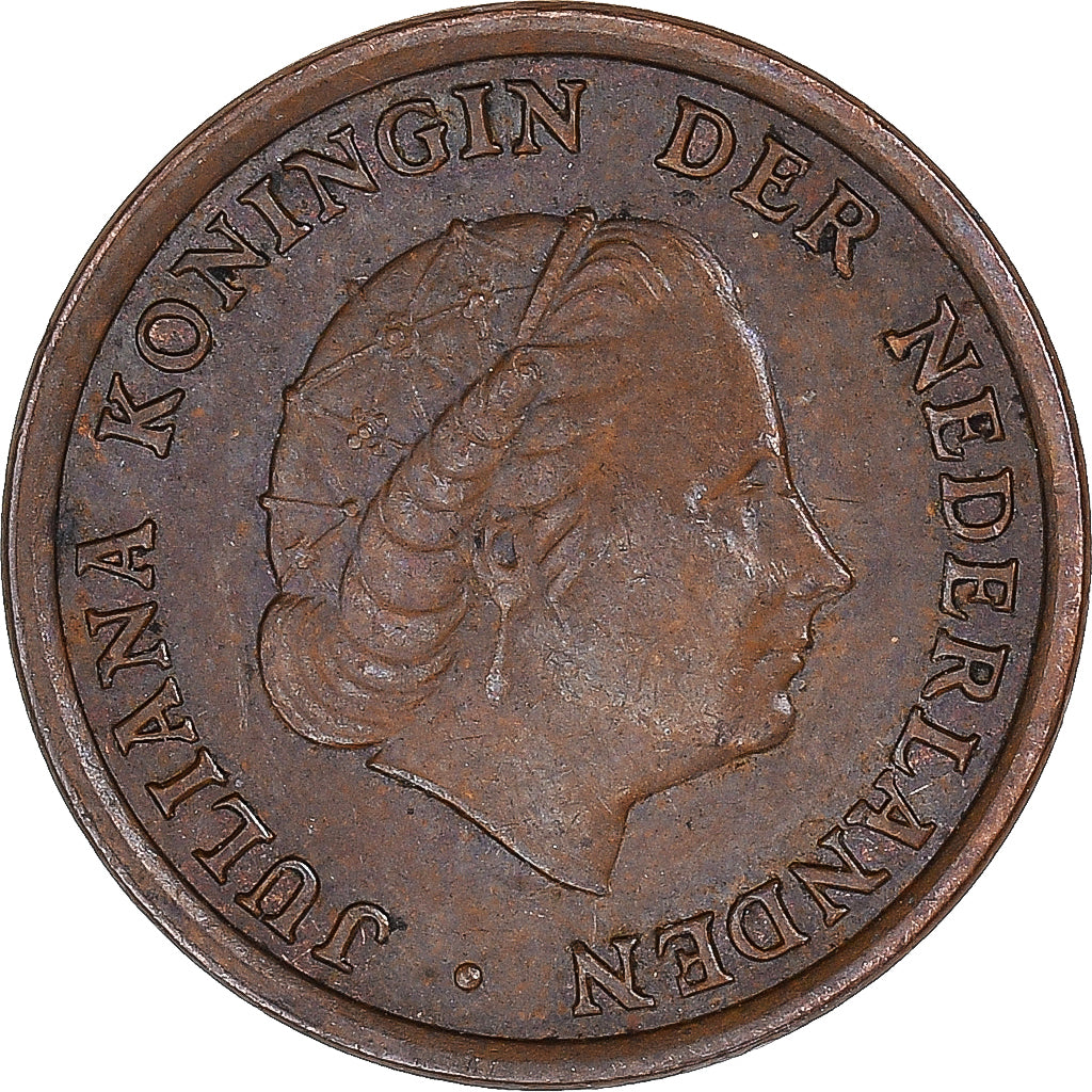 Moeda, Países Baixos, Cent, 1962